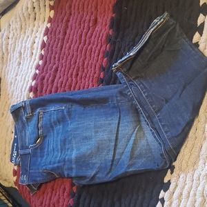 Womens ae artist crop jeans